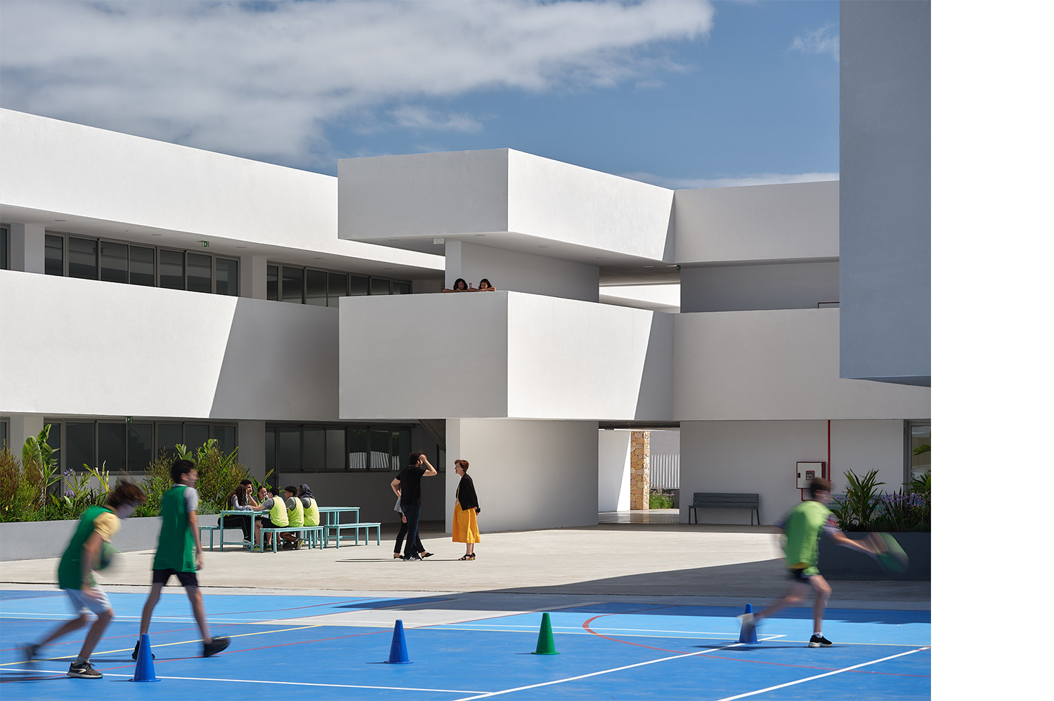 LYCEE JACQUES CHIRAC RABAT  DRISS KETTANI ARCHITECTE